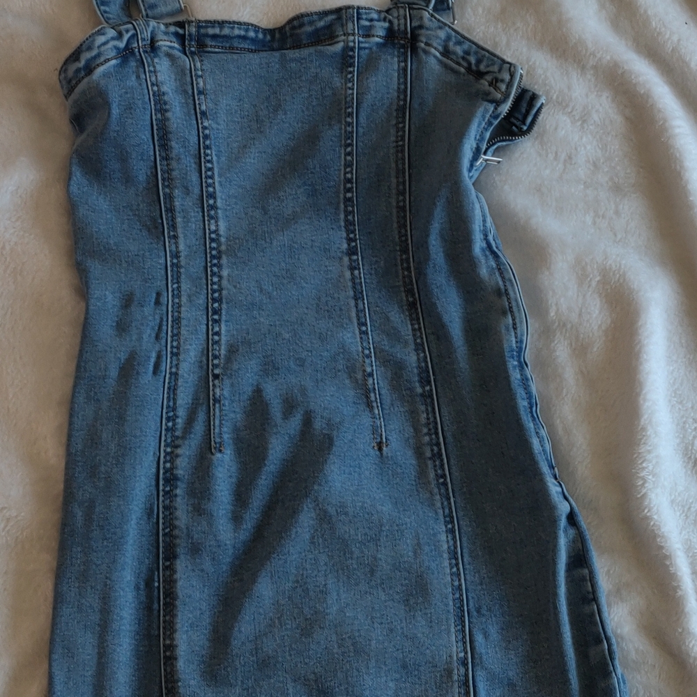 Forever 21 Light Blue Denim Top